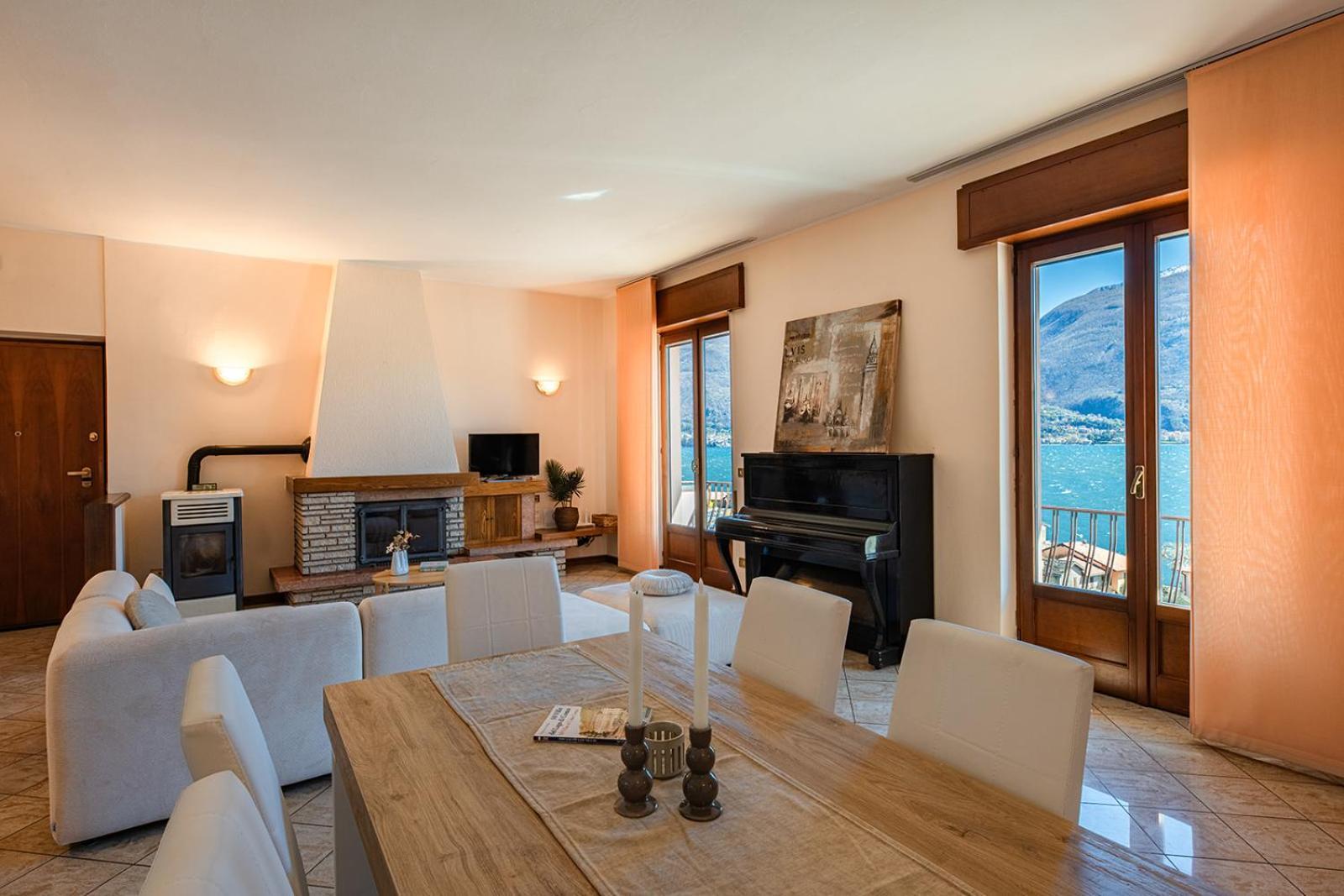Appartamento Bellavista - Lake Como View - Near The Beach Cremia Εξωτερικό φωτογραφία
